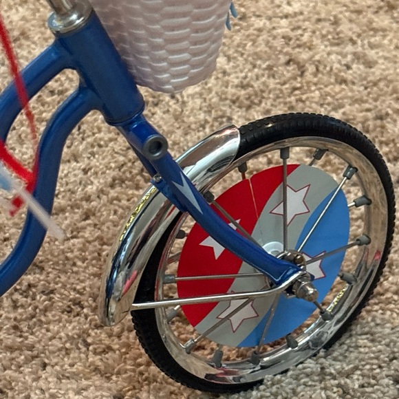 American Girl Blue and Red Doll Bicycle - Picture 11 of 14